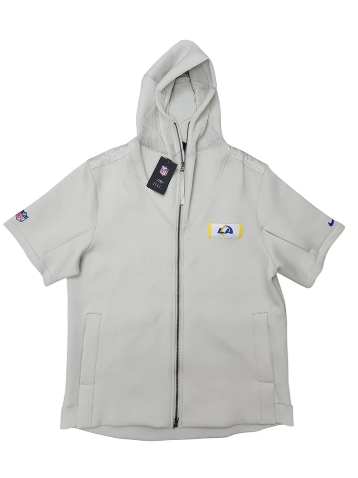 Nike On-field San Francisco 49ers Showout Short Sleeve Hoodie Cq5331-050 Size L