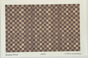 Papel pintado a cuartos de cuarto de casa de muñecas - suelo de tablones de parquet - Imagen 1 de 1