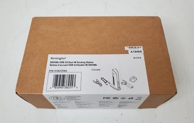 Nueva/Sellada Estación de Acoplamiento Doble 4K Kensington SD4100v USB 3.0 (K38255NA) Foto 1 de 4