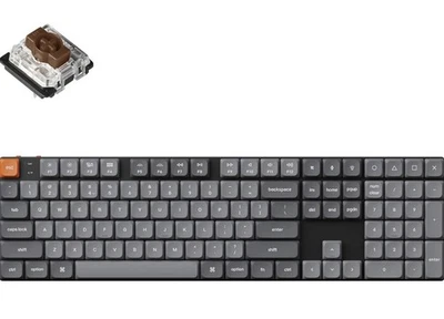 Keychron K5 Max Wireless Keyboard – QMK/VIA, Gateron Brown, Slim, Mac/Win - Image 1 of 4