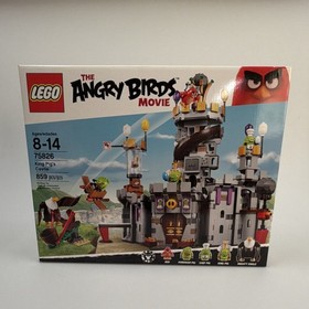 LEGO The Angry Birds Movie King Pig's Castle 75826 859 Pieces 8-14 Box Red
