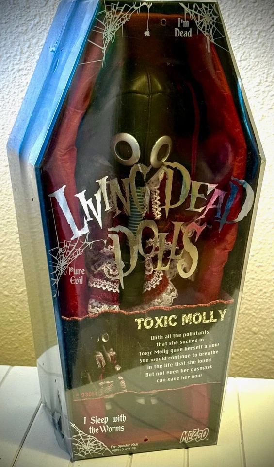 Vestido Rojo Molly MEZCO Tóxico Muñecas Muertas Living NUEVO, Aún Sellado Foto 1 de 1