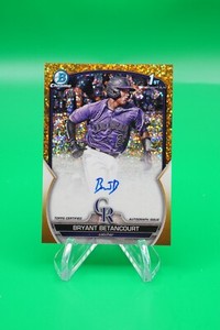 2023 Bowman Chrome Prospect Auto Gold Mini-Diamond /50 Bryant Betancourt R6220J