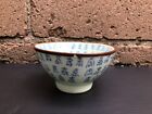 Chinese Xuande Ming Calligraphy Porcelain Pottery Bowl Set Of 4