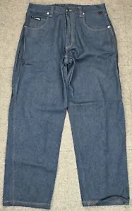 Fubu Apparel Company Vtg Men's 5 Pocket Denim Jeans Size 36x34 (Actual 34x31) - Picture 1 of 10