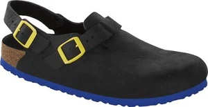 Birkenstock Tokyo Black pelle nabuk taglia 38 larghezza stretta TOP comodo - Foto 1 di 3