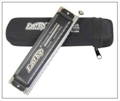 EASTTOP 16Hole 64Tone Chromatic Harmonica Mouth Organ Key C Professional T16-64K - Image 1 of 4