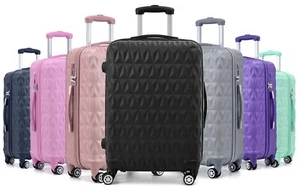 Suitcase Hard Shell Travel Trolley 4 Wheels Hand Small Large Luggage 20/24/28" - Picture 1 of 325