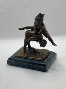 Antiker Alfred Bayre Fils - Eine kleine Bronze spielender Sprungfrosch - signiert - Bild 1 von 7