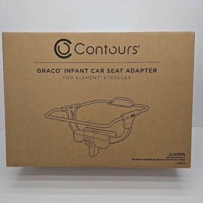 Adaptador de asiento de coche infantil Contours Graco V2 negro ZY032 Foto 1 de 3