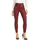 Inc International Concepts Faux-leather Leggings Port Wine Red Nwt $60 Size 8