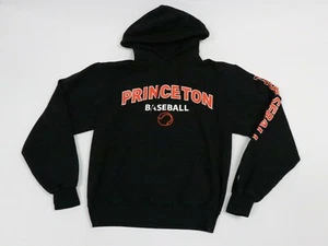 Champion Princeton Tigers Sweater Men's Size Small Hoodie Baseball Black - Picture 1 of 10