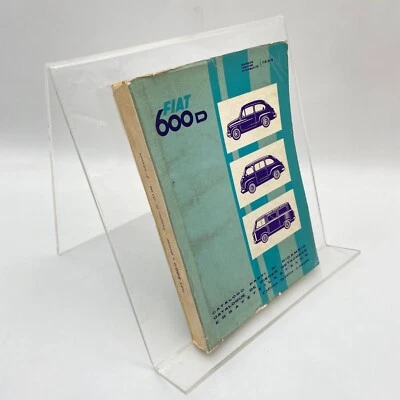 Fiat 600D Elenco Parti Di Ricambio Catalogo Riparazione 1961 Auto D'Epoca - Immagine 1 di 4