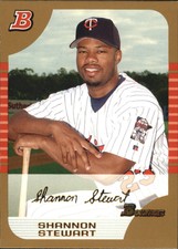 2005 (TWINS) Bowman Gold #107 Shannon Stewart