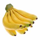 Lifelike Foam Yellow Banana Bunch Decoration Prop Fake Fruits for Photo Props