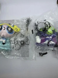 2019 Burger King Cartoon Network Powerpuff Girls BUBBLES & Mojo Figure Toy New - Picture 1 of 5
