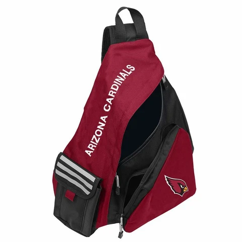 NWT NFL Arizona Cardinals Leadoff Slingbag Sling School Gym Travel Backpack Cover