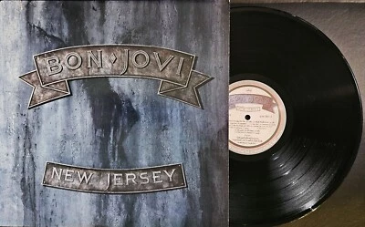 Bon Jovi ‎– New Jersey Album Original  '88 US import LP Vinyl Record 12" 8363451 - Image 1 of 4