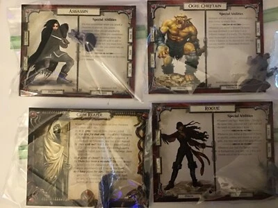 Talisman The Magical Quest 游戏,第 4 版,角色人偶和卡片 — 第 1/2 张图片