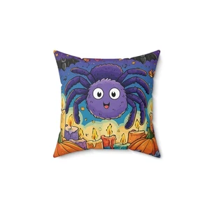 Halloween Spinne Dekokissen und Bezug Spooky Home Decor Akzentkissen - Bild 1 von 13