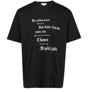 Alexander Mcqueen Printed Cotton Black T-Shirt $425 size Xl(52) - Bild 1 von 6