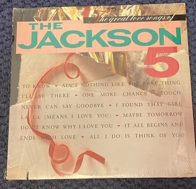 The Great Love Songs Of The Jackson 5 1984 Vinyl LP Shrink Wrap VERYGOOD - Image 1 of 2