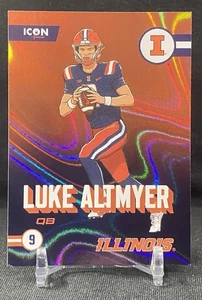 2024 ONIT Illinois Football Icon Luke Altmeyer #IC-1 - Picture 1 of 2