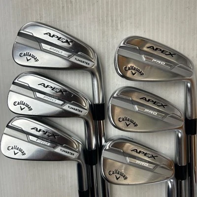 Callaway Right Handed Iron Set APEX PRO 5-9,P DynamicGold Flex S200 - Image 1 of 4