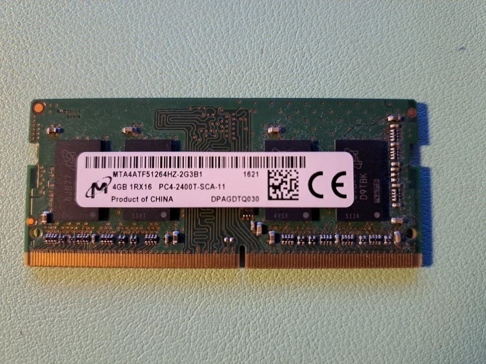 Memoria Ram Micron MTA4ATF51264HZ-2G3B1 4 GB 1Rx16 PC4-2400T-SCA 11 DDR4  - Immagine 1 di 1