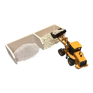 Custom Set 1:50 Scale Grizzly Scalping Screen with Loose Material Concrete Bin - Picture 1 of 10