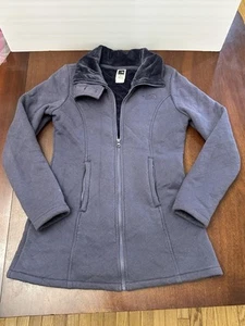 The North Face Womens Jacket Size Small Purple Quilted Cotton Full Zip - Picture 1 of 12