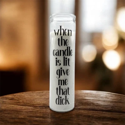 When The Candle Is Lit Give Me That Dick свеча новая смешная новинка 8 дюймов без запаха - Изображение 1 из 4