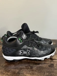 Under Armour Harper 8 Mid RM Mens Baseball Cleats Shoe Black NWOB Mens Size 12 - Picture 1 of 9