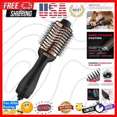 Hair Dryer Brush Blow Dryer Brush in One, 4 in 1 Ionic Hairdryer and Styler V... - Image 1 of 4