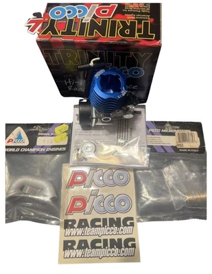 Trinity Picco .15 NUEVO Motor Nitro RC con Pistón y Manguito Extra, Cabezal Para RC10GT Foto 1 de 4