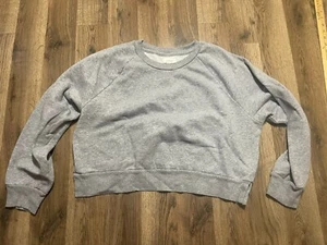 Colsie Sweater, Girl's Size Large, Gray, Crew Neck, Pullover Long Sleeve - Picture 1 of 10