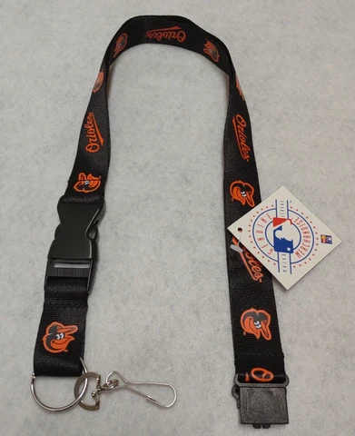 Baltimore Orioles  Premium 24" Long Nylon Breakaway ID Holder/Lanyard/Keychain Cover