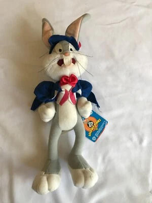 Peluche Looney Tunes Bugs Bunny Nanco Tío Sam Patriótico 13" Foto 1 de 2