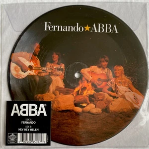 ABBA -Fernando- Rare Original UK Limited Edition Picture Disc 7" (Vinyl Record) - Picture 1 of 3