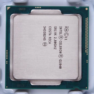 Dual-Core G1840 Intel Celeron SR1VK Processor 2.8 GHz LGA 1150/Socket H3 CPU - Picture 1 of 2