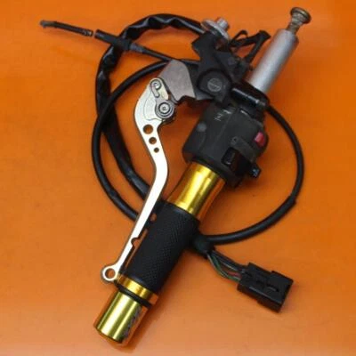 2004-2005 KAWASAKI NINJA ZX12R OEM LEFT CLIP ON HANDLEBAR W SWITCHES 46003-1523 - Image 1 of 4