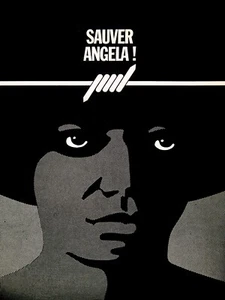 Decor Poster.Home interior design.Room wall art.Sauver Angela Davis.Panther.6901 - Picture 1 of 1