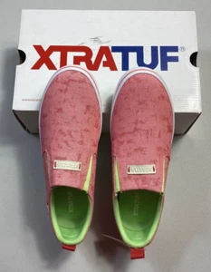 Women's 10 Xtratuf Sharkbyte Eco Explorer Grade XSWR-400 Coral Slip on Shoes EL - Picture 1 of 6