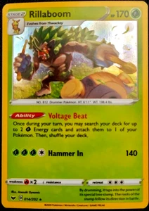Pokémon TCG | Rillaboom | Sword & Shield Base Set | #14/202 | Holo Rare - Picture 1 of 1