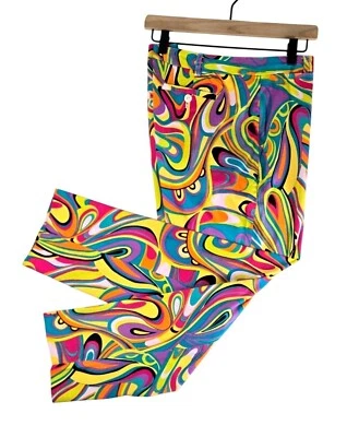 Обрезанные брюки мод многоцветный весенний капри размер 14T Metrostyle эластичной хлопок - Изображение 1 из 4