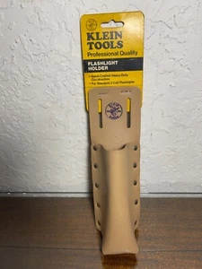 Klein Tools Lederholster 5129 Gürtel Taschenlampe Schraubendreher hellbraun 9" Neu aus altem Lagerbestand - Bild 1 von 10
