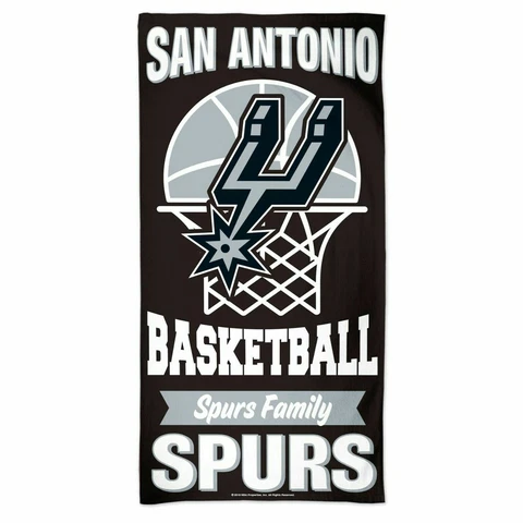 NBA SAN ANTONIO SPURS BEACH TOWEL 30" X 60" 100% COTTON NEW Cover