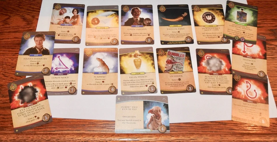 Tarjetas promocionales de batalla de Harry Potter Hogwarts de GENCON - Todos los tipos - Echa un vistazo Foto 1 de 1