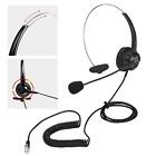 Over Ear Telephone Headsets with Microphone ear Cups Rotatable Headphone for