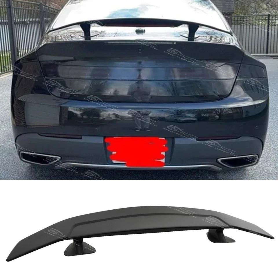 For Lincoln MKZ 4-Door Matte 47" Rear Trunk GT-Style Racing Spoiler Tail Wing - Image 1 of 4